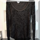 H33. Splendid waffle-knit top. Size L - $14 
